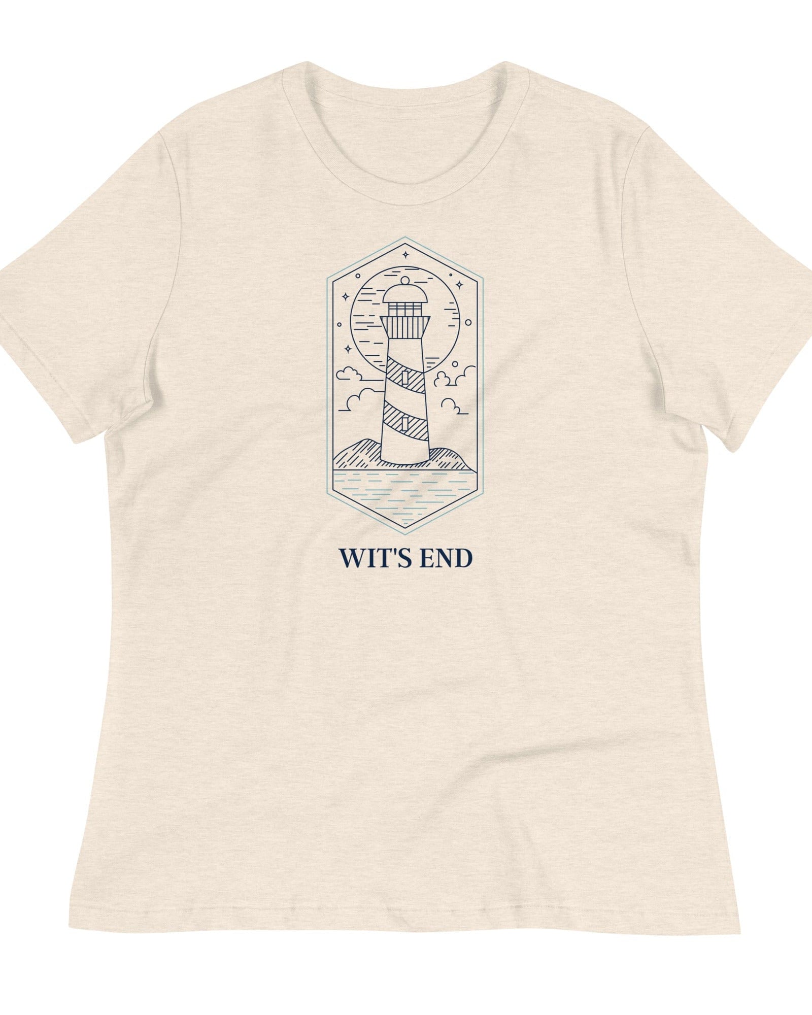 Wit's End | Women's Relaxed T-Shirt Heather Prism Natural / S Shirts & Tops Jolly & Goode
