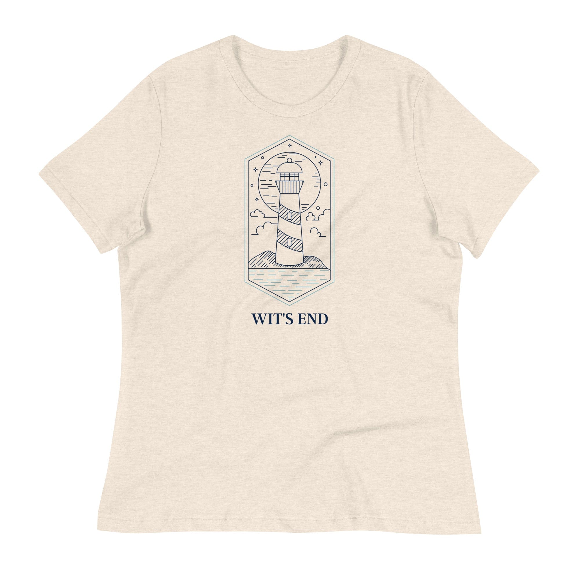 Wit's End | Women's Relaxed T-Shirt Heather Prism Natural / S Shirts & Tops Jolly & Goode