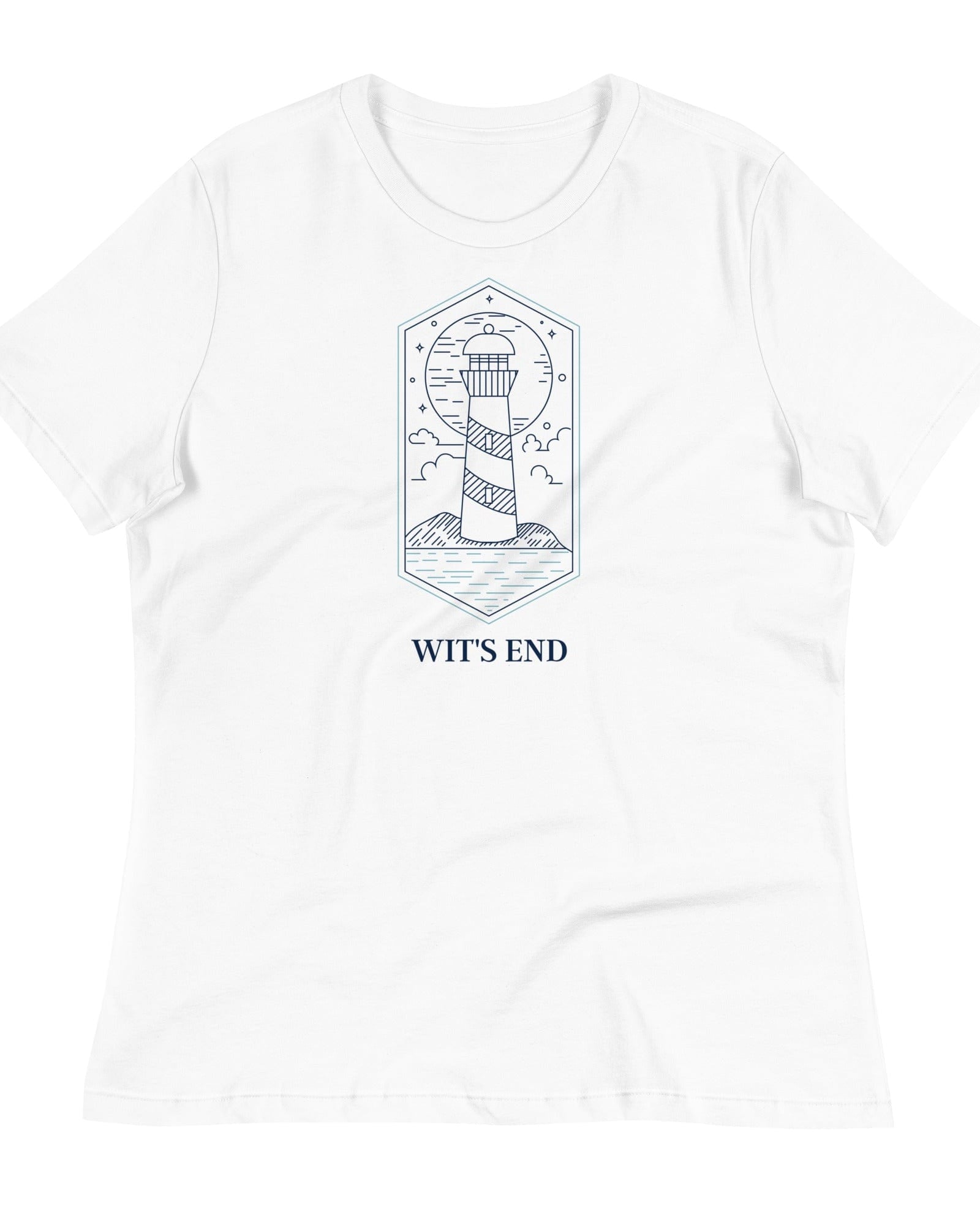 Wit's End | Women's Relaxed T-Shirt White / S Shirts & Tops Jolly & Goode